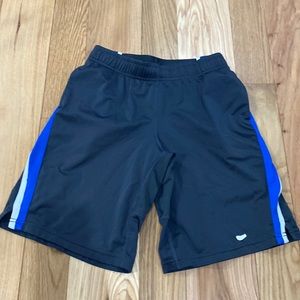 Nike football shorts (dark gray/blue/white)